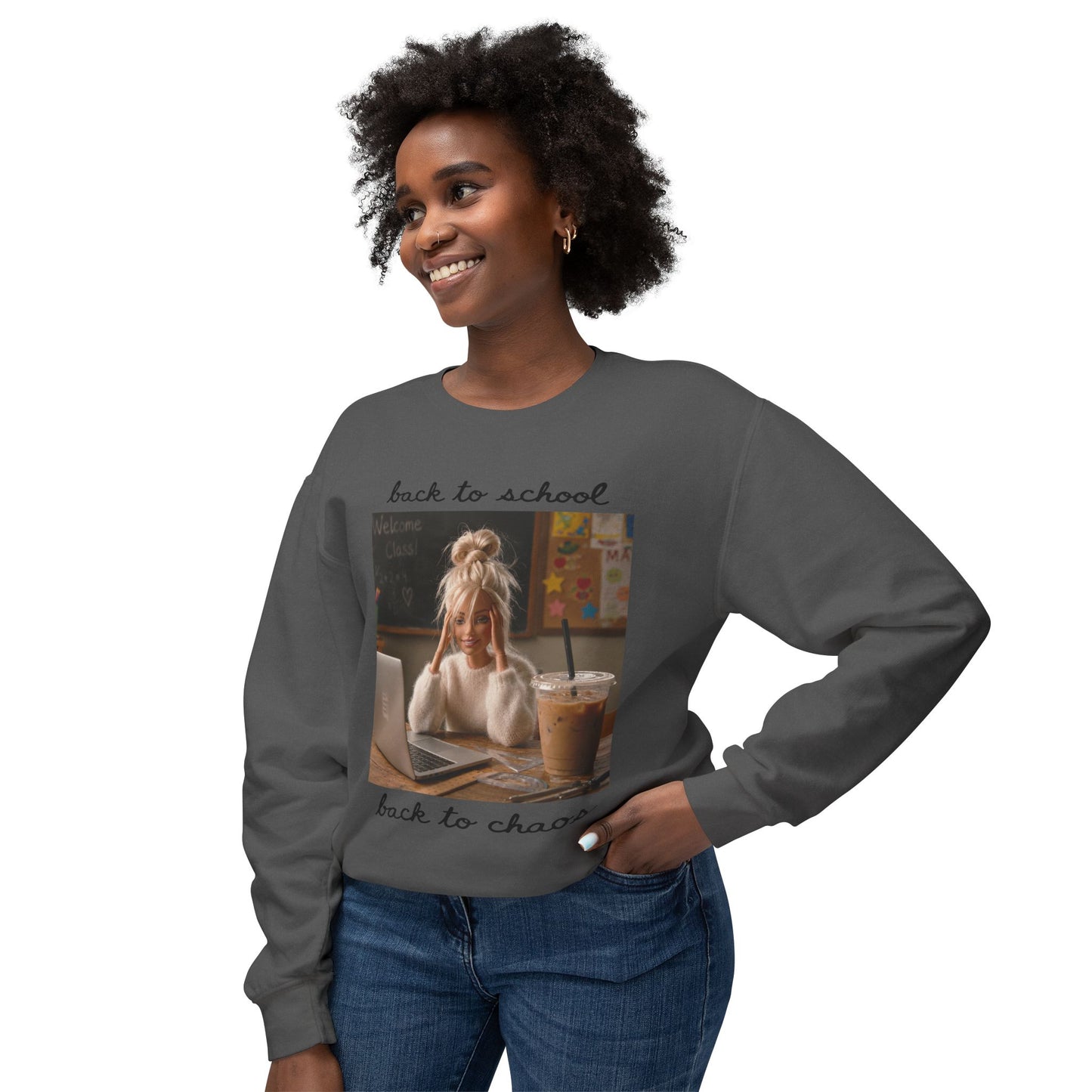 Back to School Chaos Crewneck Sweatshirt