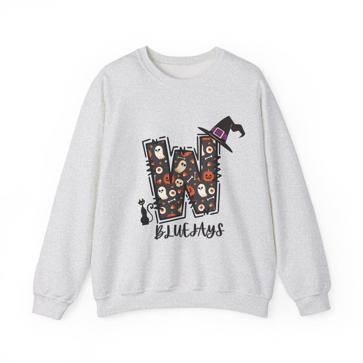 Halloween W/Bluejays Monogram Crewneck Sweatshirt
