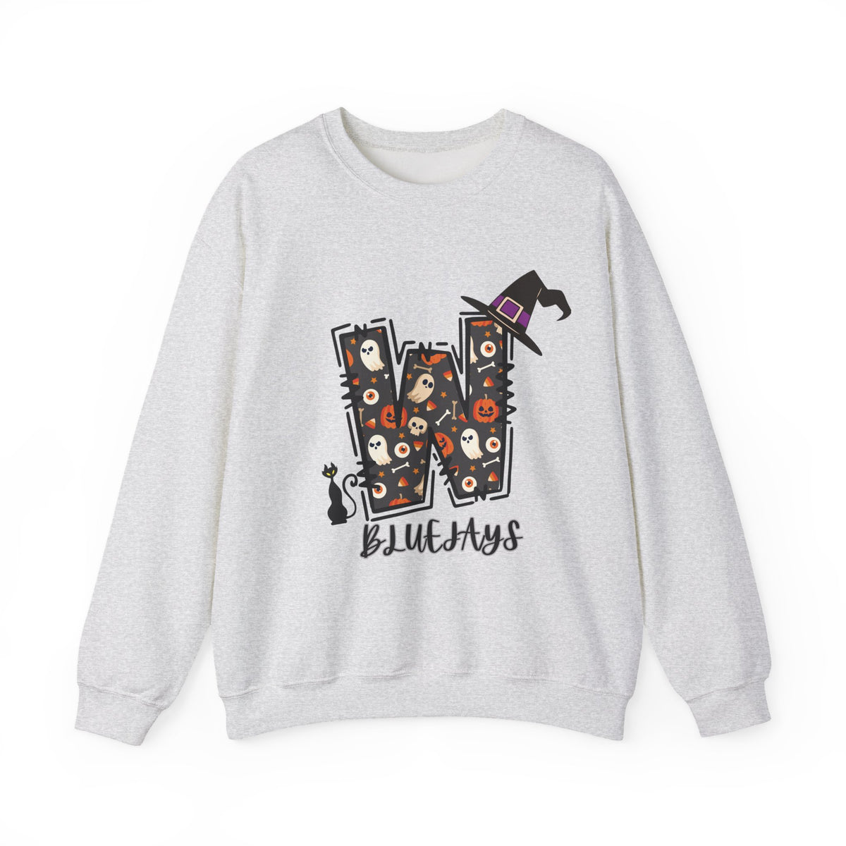 Halloween W/Bluejays Monogram Crewneck Sweatshirt