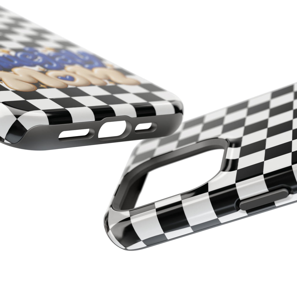 Bluejay Mom Checkerboard Magnetic Phone Case