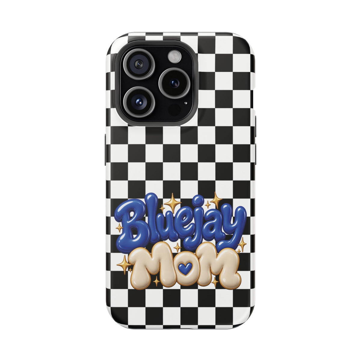 Bluejay Mom Checkerboard Magnetic Phone Case