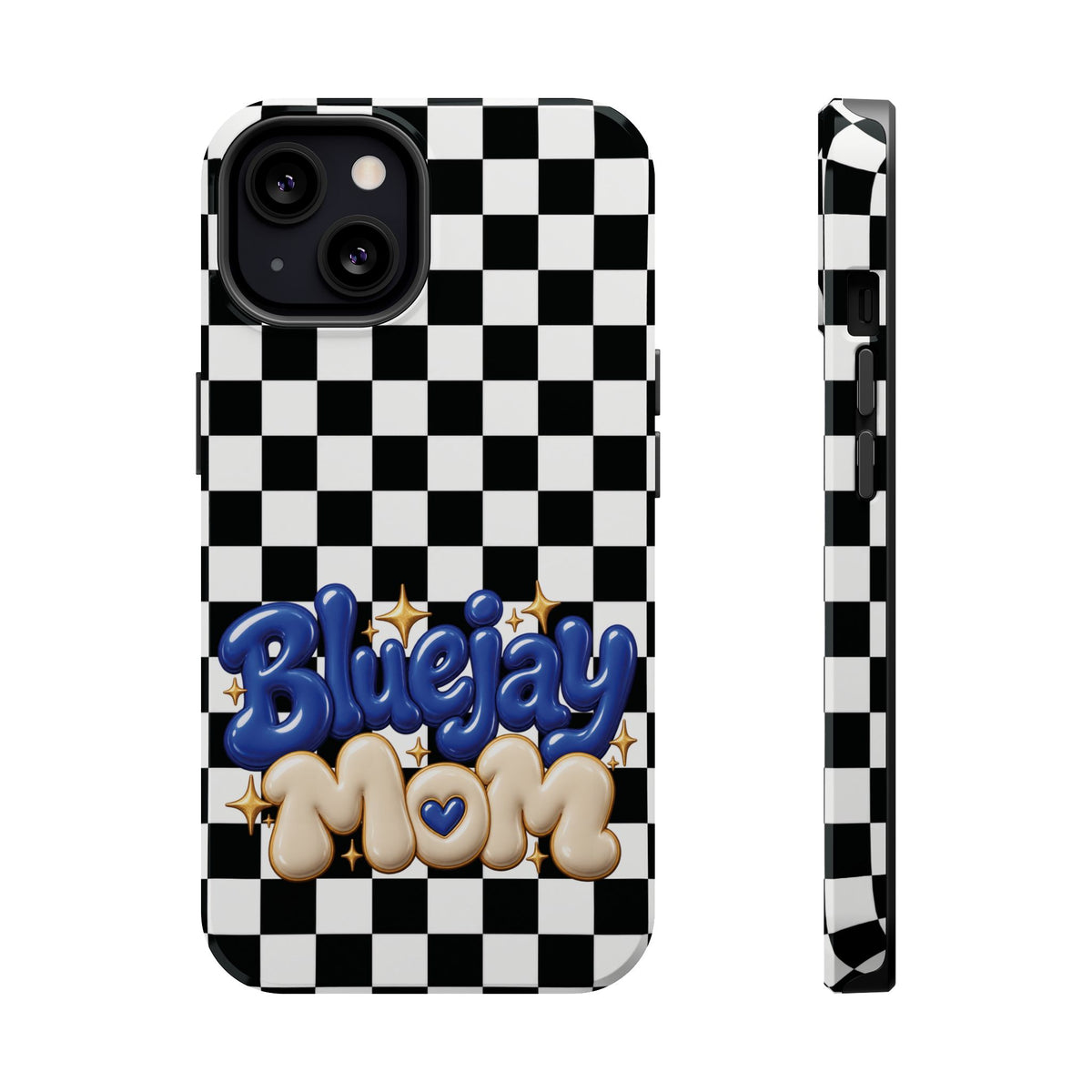 Bluejay Mom Checkerboard Magnetic Phone Case