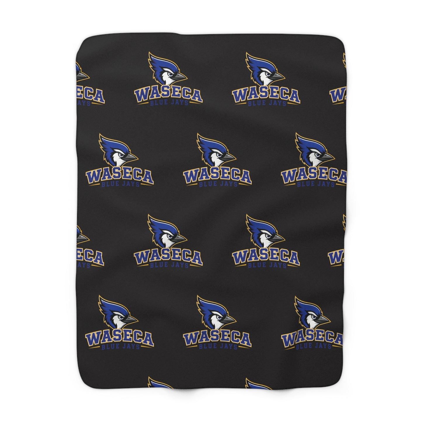 Waseca Bluejays Sherpa Fleece Blanket – Cozy Reversible Team Throw