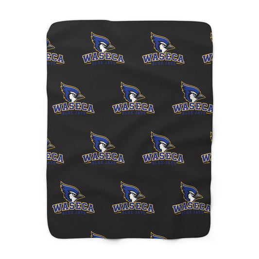 Waseca Bluejays Sherpa Fleece Blanket – Cozy Reversible Team Throw