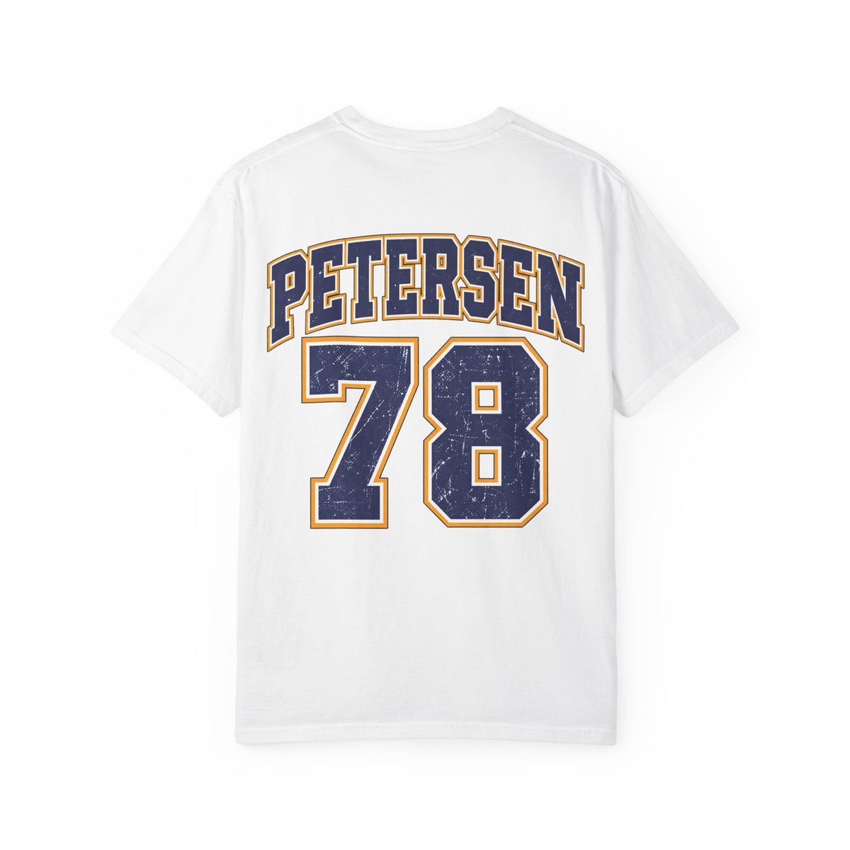 Bluejay Dad T-Shirt — Personalized Last Name & Number Baseball Tee