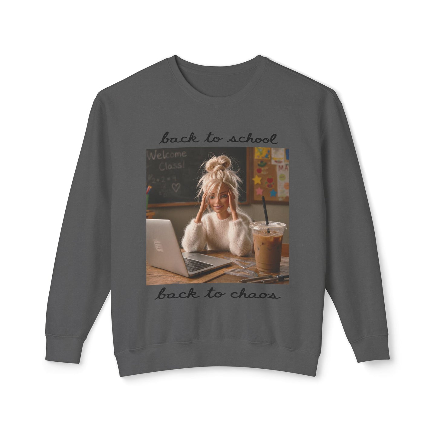 Back to School Chaos Crewneck Sweatshirt