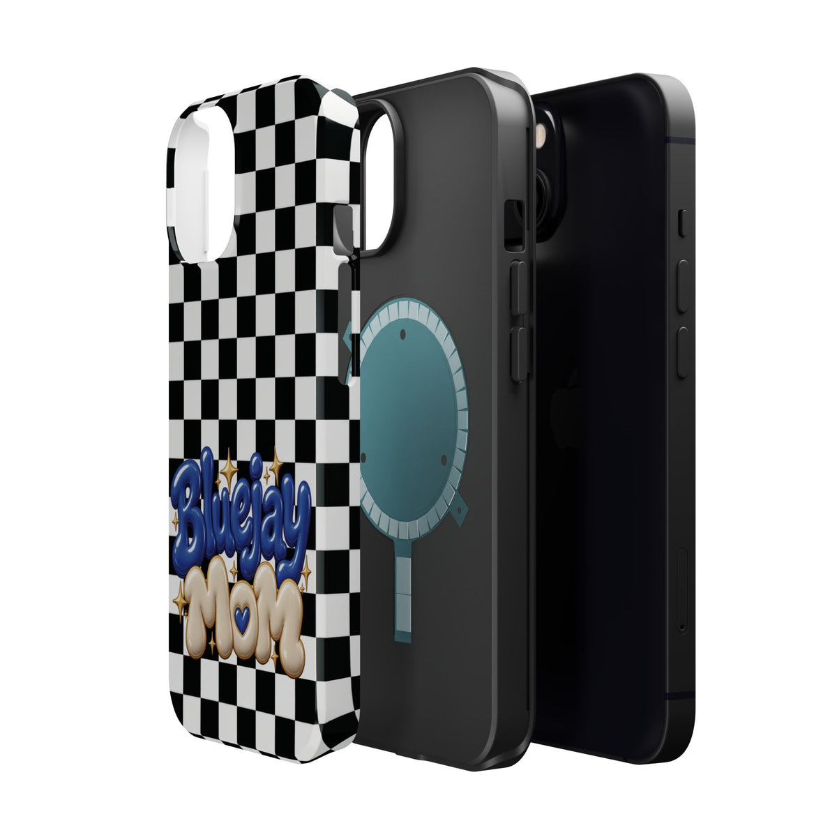 Bluejay Mom Checkerboard Magnetic Phone Case