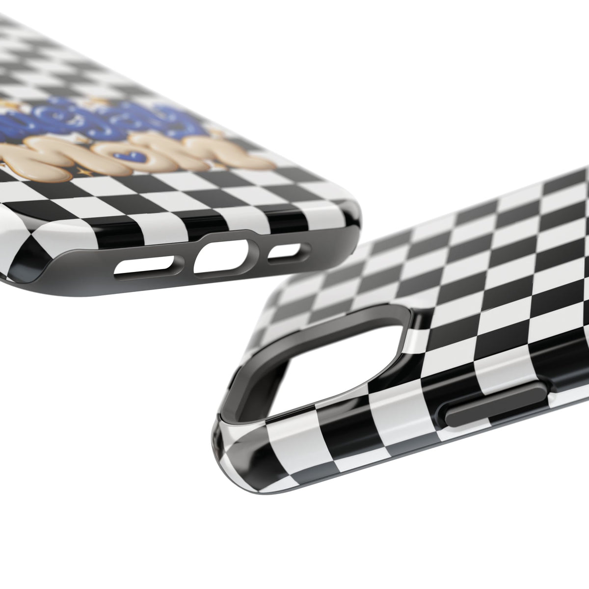 Bluejay Mom Checkerboard Magnetic Phone Case
