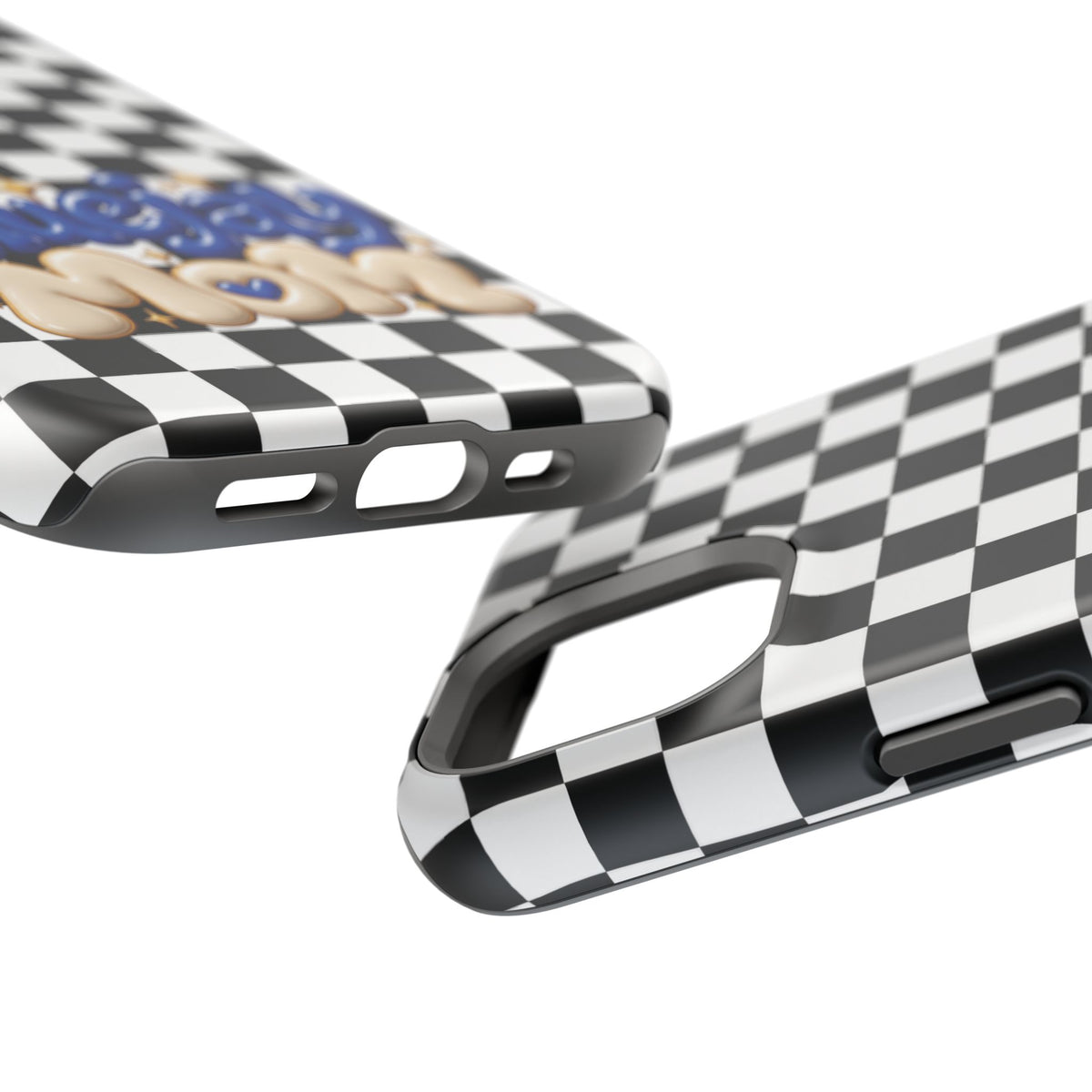 Bluejay Mom Checkerboard Magnetic Phone Case