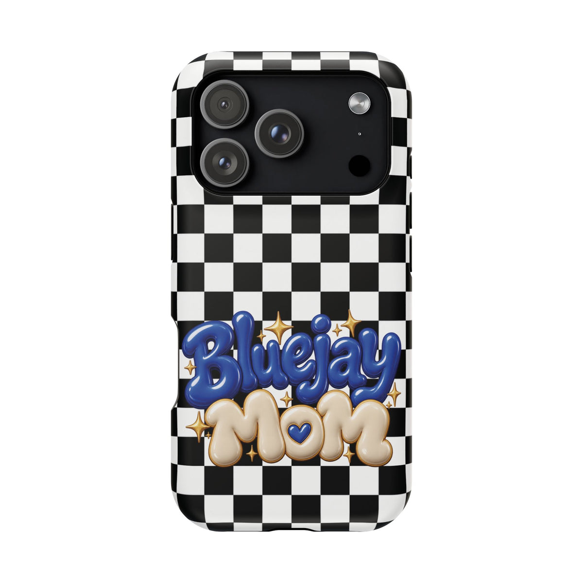 Bluejay Mom Checkerboard Magnetic Phone Case