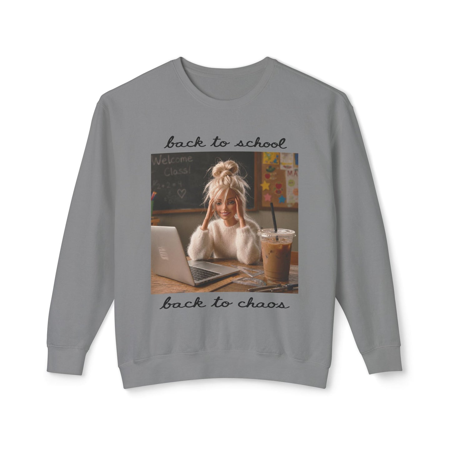 Back to School Chaos Crewneck Sweatshirt