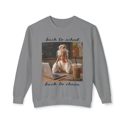 Back to School Chaos Crewneck Sweatshirt