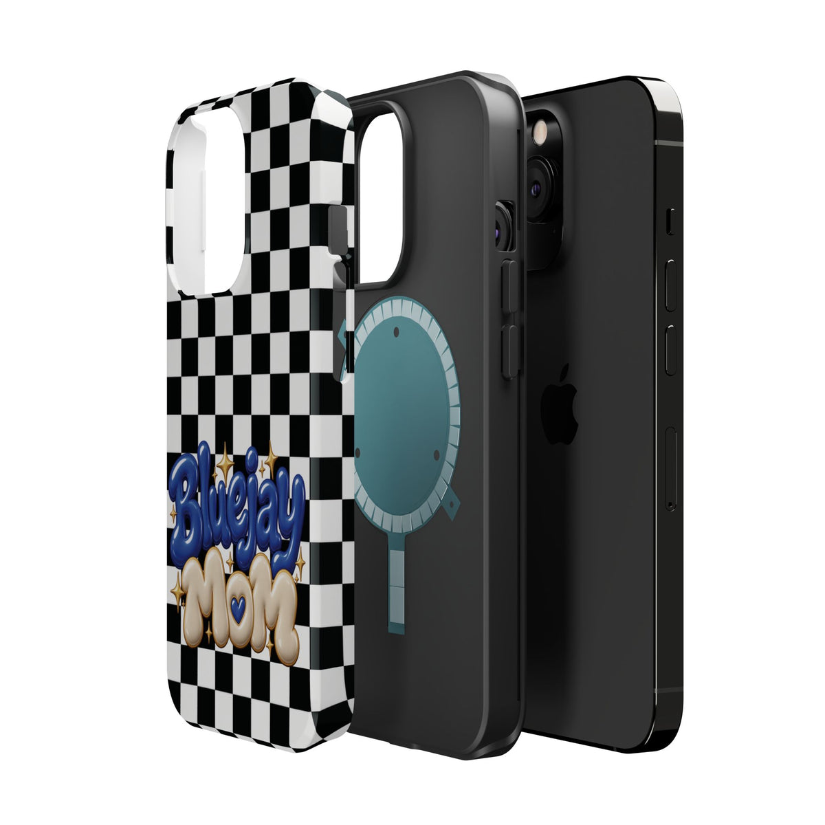 Bluejay Mom Checkerboard Magnetic Phone Case