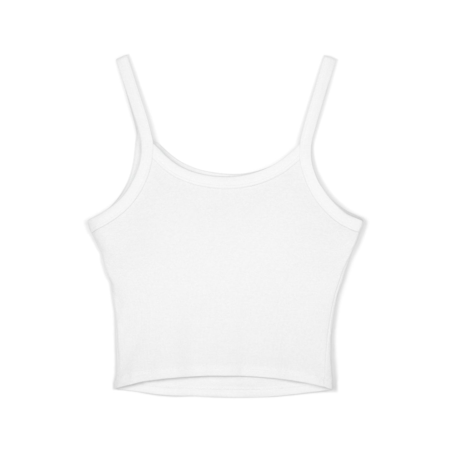 Vintage 'Bitch, You Stress Me Out' Women's Spaghetti Tank Top — Retro Mirror Graphic Crop