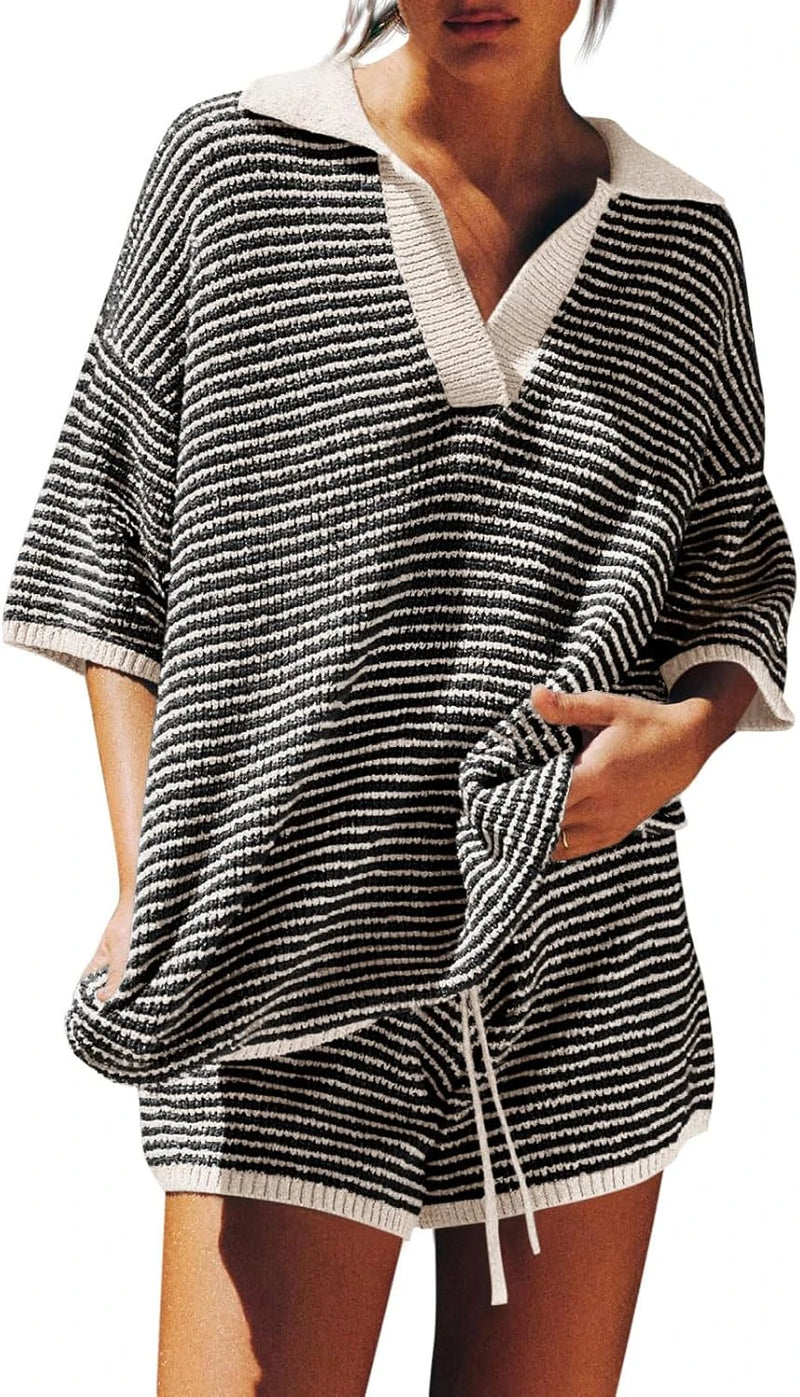 Tankaneo Womens Two Piece Lounge Set