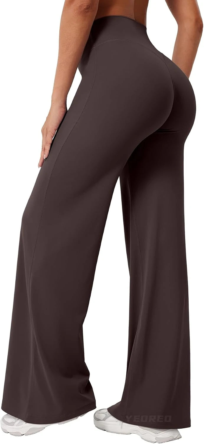 YEOREO Stretchy Straight Leg Yoga Pants