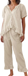 Gingham Pajama Set