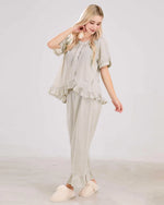 Gingham Pajama Set