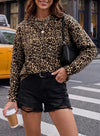 Leopard Print Hoodie Sweatshirt