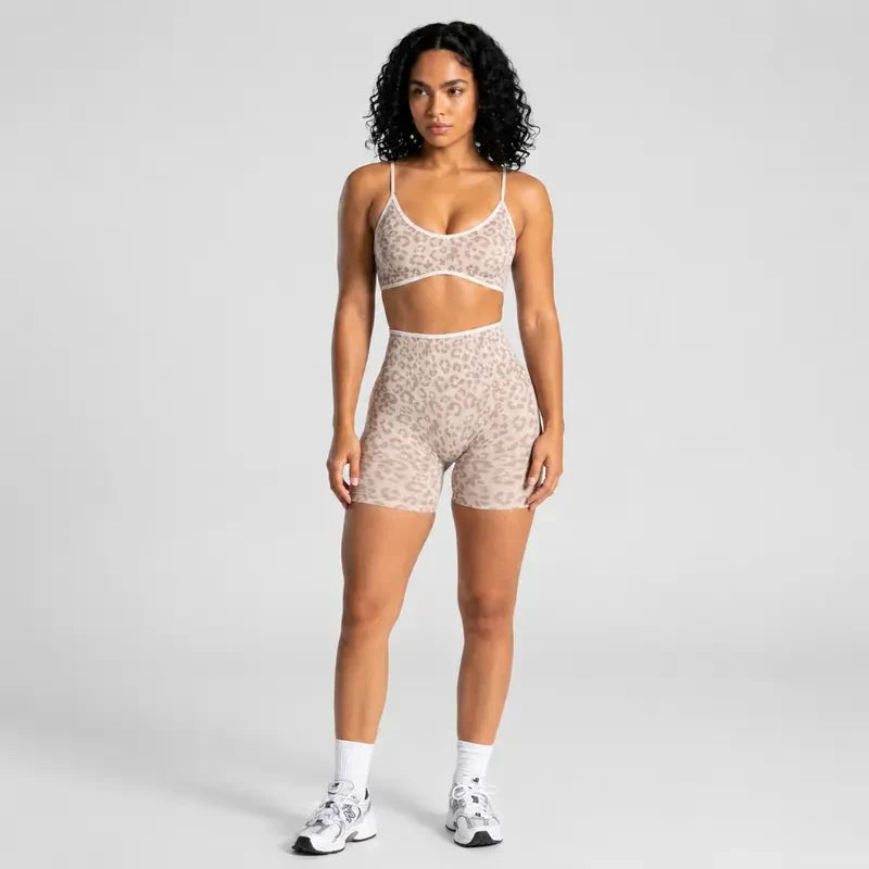Leopard Print Workout Set