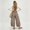 Plaid Gingham Cotton Linen Palazzos