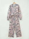 Camo Print Two Piece Travel Set