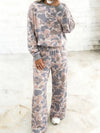 Camo Print Two Piece Travel Set