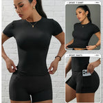 Seamless Workout Set for Morning Jogging
