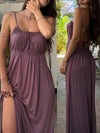 2026 Sexy Sleeveless Beach Vacation Dress Lace-up Backless Halter Spaghetti Strap Maxi Dress Casual Loose Dresses