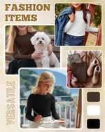 Girls Cotton Ribbed Long Sleeve Shirts