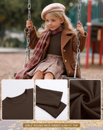 Girls Cotton Ribbed Long Sleeve Shirts