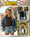 Girls Cotton Ribbed Long Sleeve Shirts