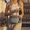 Checkered Crossbody Sling Bag