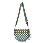 Checkered Crossbody Sling Bag