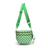 Checkered Crossbody Sling Bag
