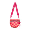 Checkered Crossbody Sling Bag