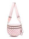 Checkered Crossbody Sling Bag