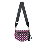 Checkered Crossbody Sling Bag