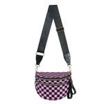Checkered Crossbody Sling Bag