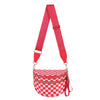 Checkered Crossbody Sling Bag