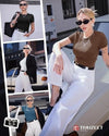 Slim Fit Crop Tee