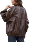 Vintage Faux Leather Jacket