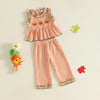 Toddler Girl Halloween Gingham Outfit