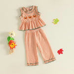 Toddler Girl Halloween Gingham Outfit