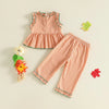 Toddler Girl Halloween Gingham Outfit