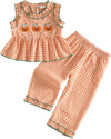 Toddler Girl Halloween Gingham Outfit