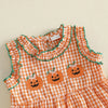 Toddler Girl Halloween Gingham Outfit