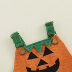 Pumpkin Ghost Toddler Overalls