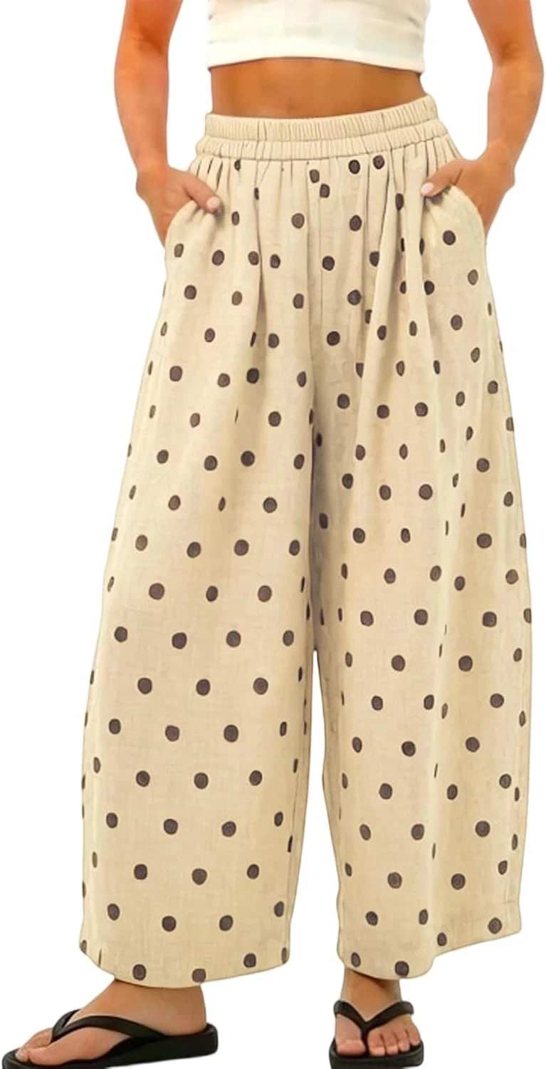 Polka Dot Palazzo Pants