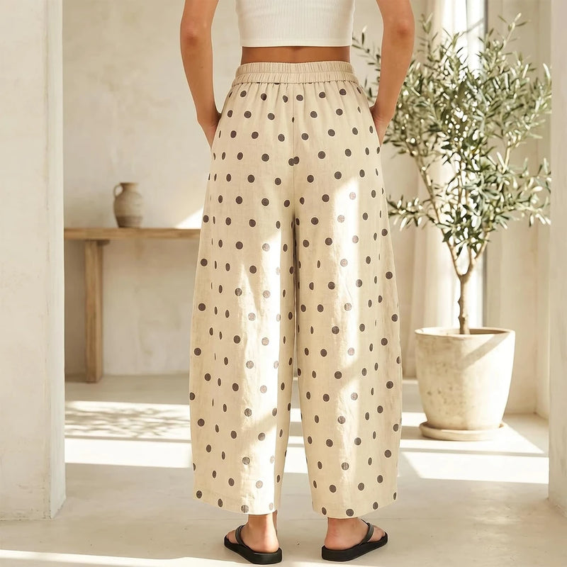 Polka Dot Palazzo Pants